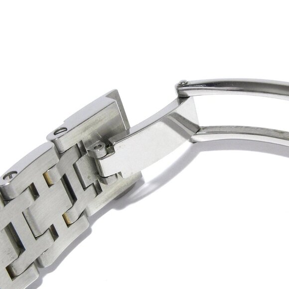 Auth HERMES Clipper Nacre CP1.221 3****** Rose Gold Silver Women's Wrist Watch - Picture 9 of 12